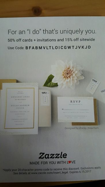 Coupon for Zazzle