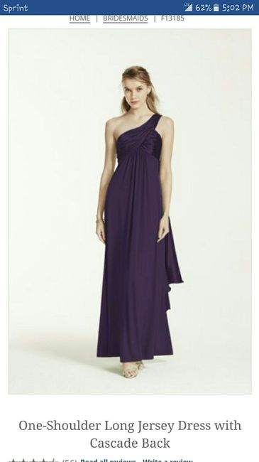 Can't find the purple bm dress I want