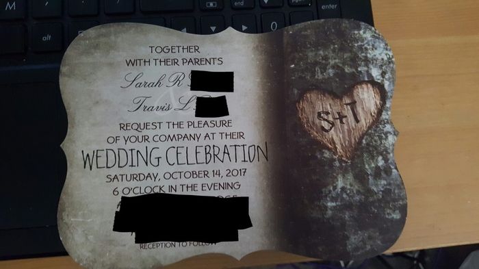 STDs/Invitations: Show them off!