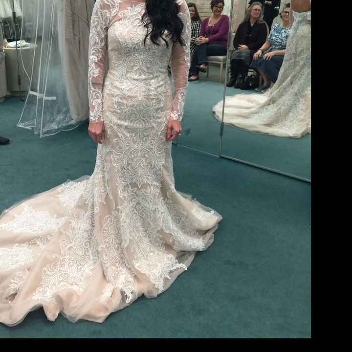 Please show your wedding dress, ladies - 1