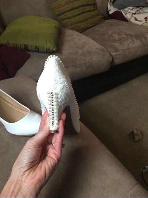  My diy bridal shoes and flower girl baskets - 2