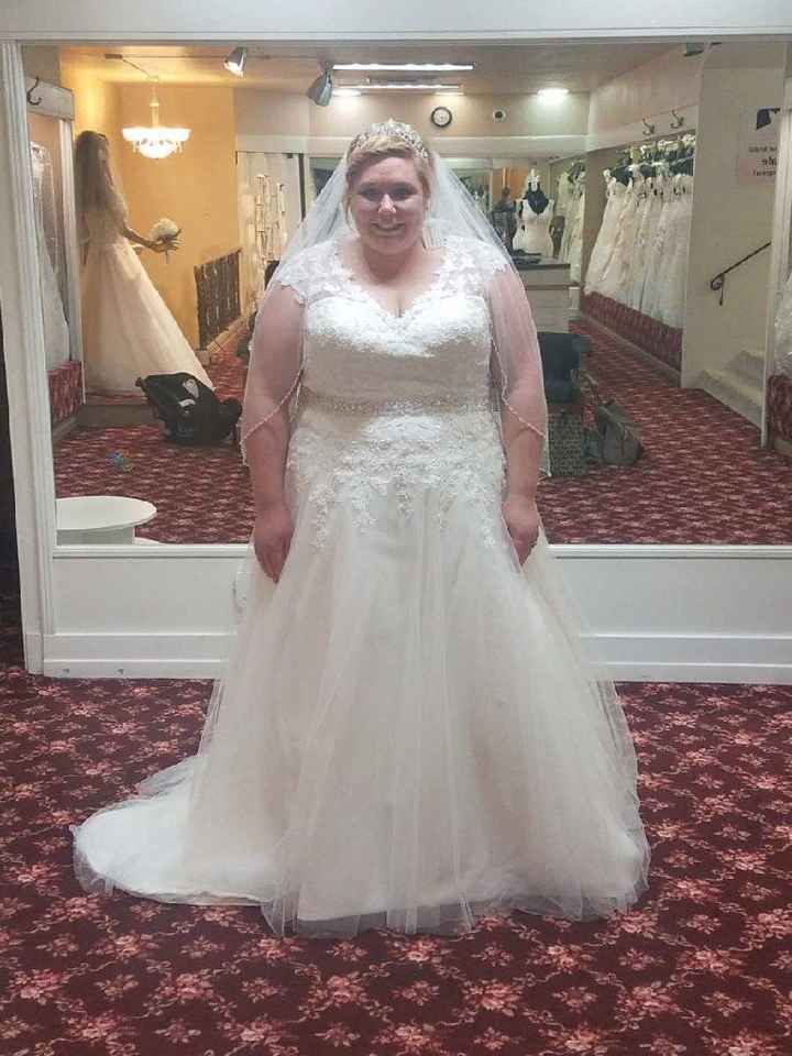 Does your wedding dress have lace, beading, or both? - 2