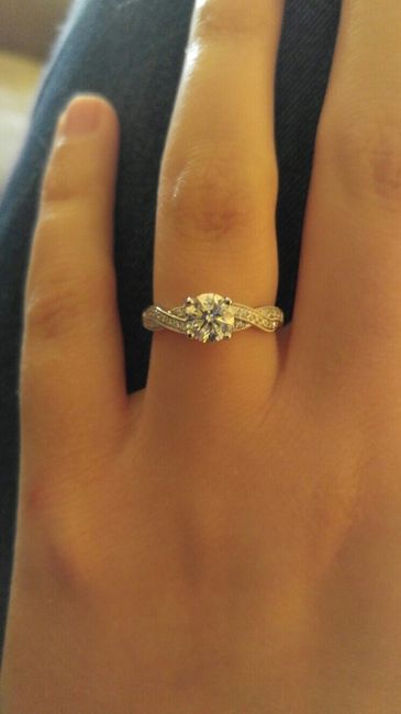 Let's see those rings! And for the Mrs lets see the bands with it ! I LOVE seeing everyone's bling:)