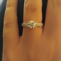 Let's see those rings! And for the Mrs lets see the bands with it ! I LOVE seeing everyone's bling:)