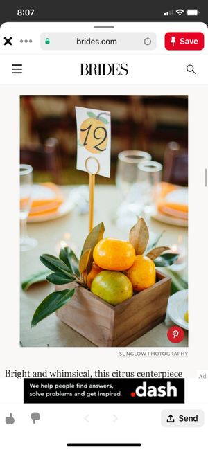 Simple diy non-flower centerpieces. Need ideas! 3