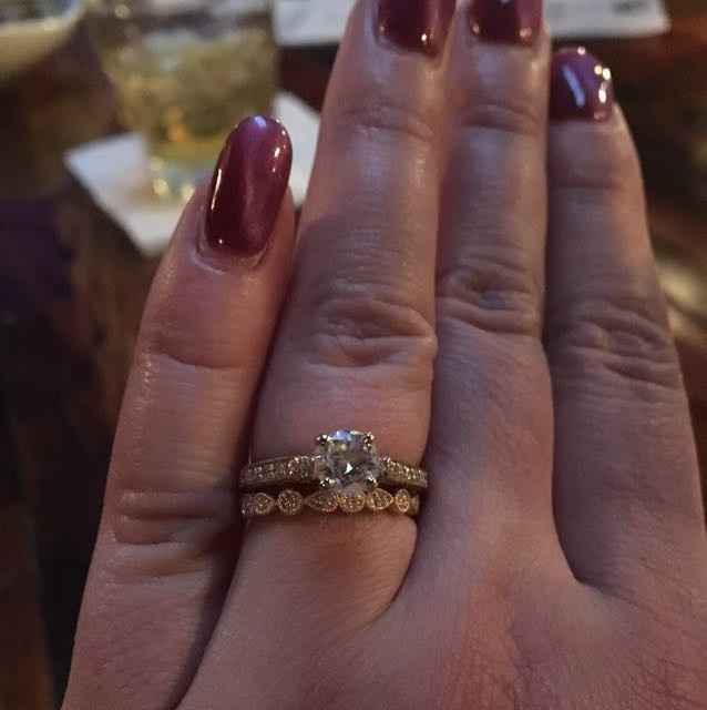 Show me the wedding bands....