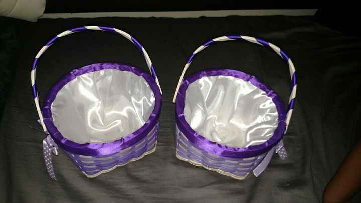 Flower girls baskets