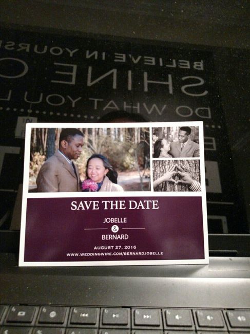 Save the dates are in