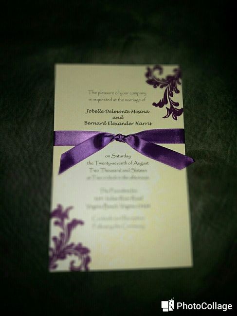 What do your wedding invitations look like?