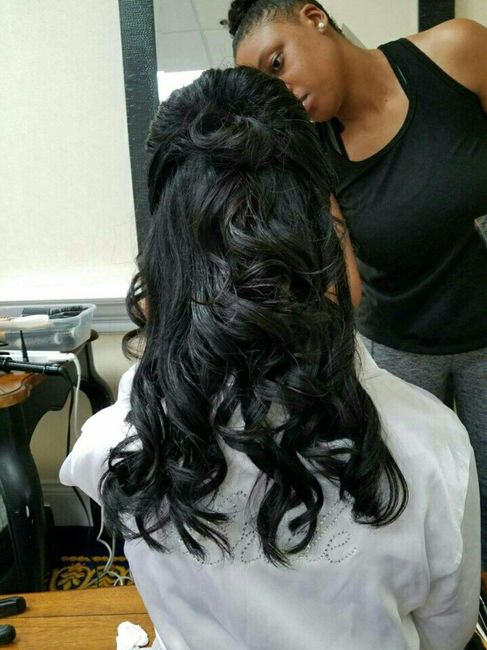 Show me your wedding hair!