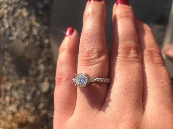 Who isn’t doing a wedding band with their ring? - 2