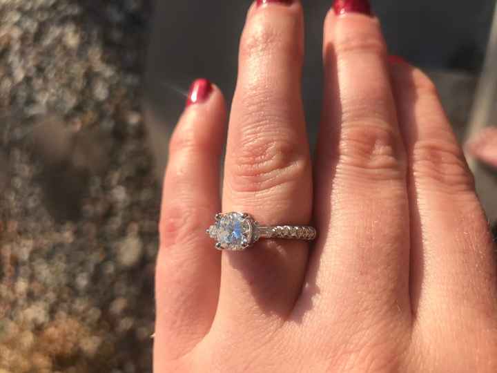 Who isn’t doing a wedding band with their ring? - 2