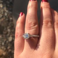 Who isn’t doing a wedding band with their ring? - 2