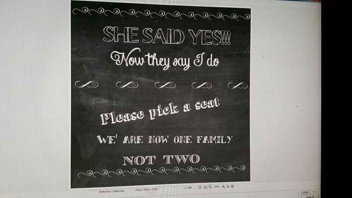 Wedding Signage and DIY