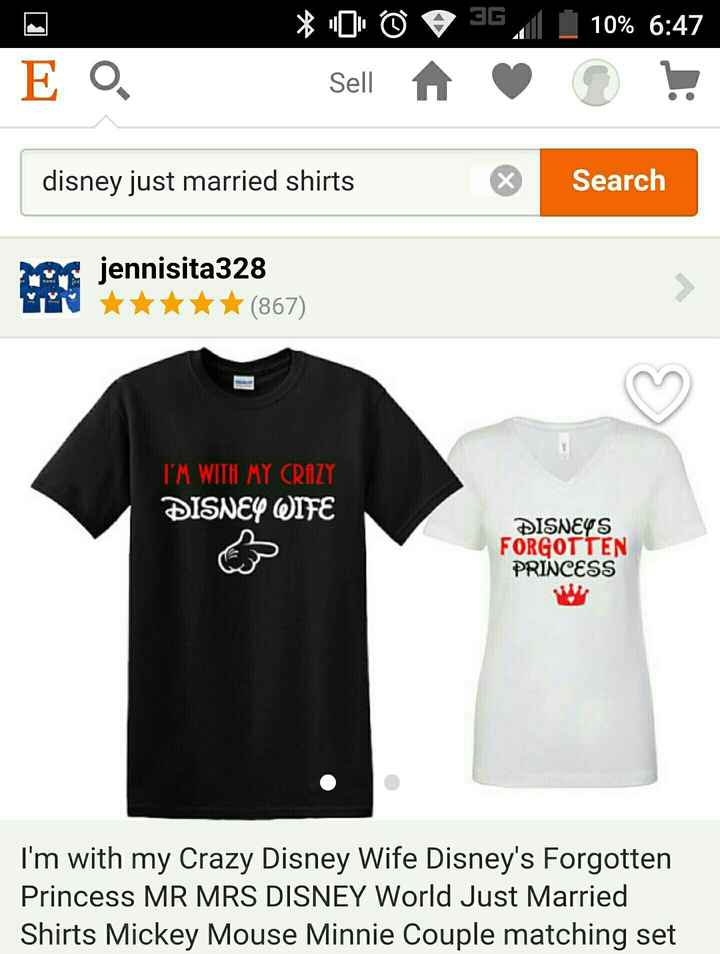 Honeymoon T-shirts!