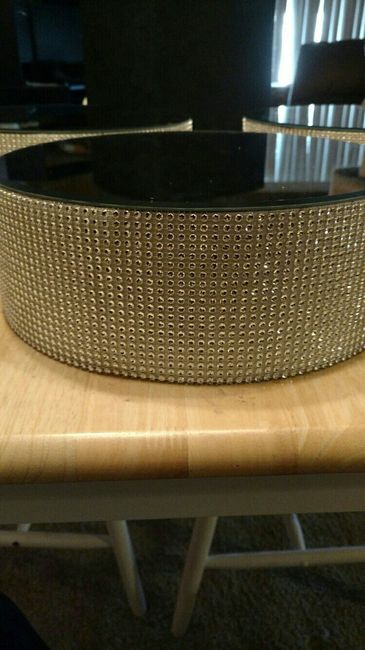 Got my diy cake stands done!!