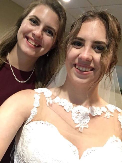 Me and my little sister aka Maid of Honor!