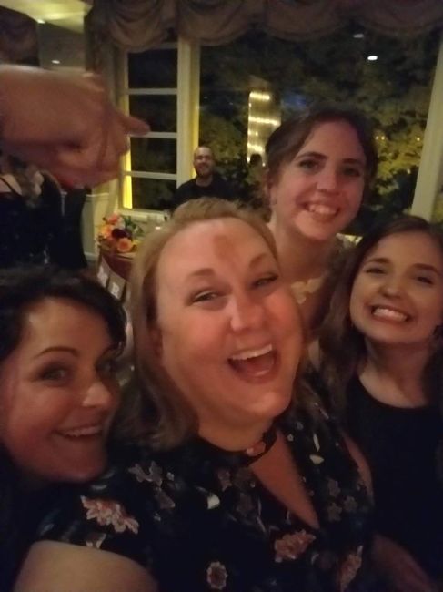Some of the best co-workers ever! Bonus Husband in the back!