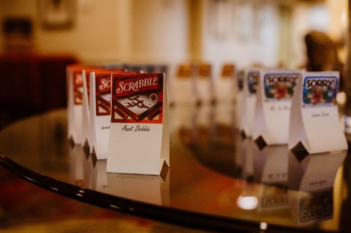 Our place cards!