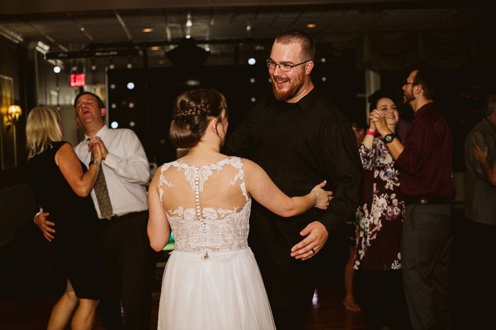 Just us dancing the night away! 
