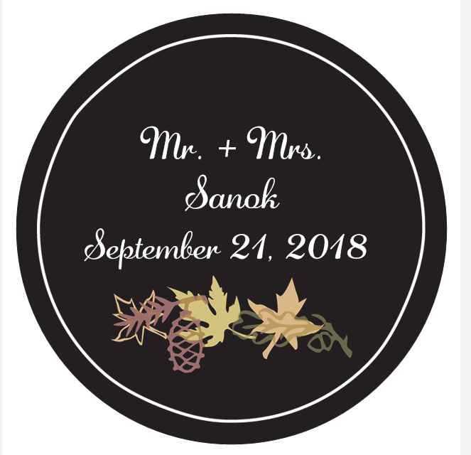 Sticker with leaves!