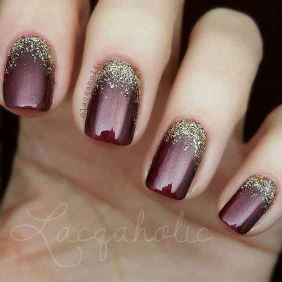 I love the half glitter. I want to combine both but afraid it might look to busy!?