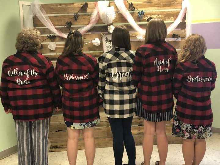 I was so surprised about the flannels! I did not think all of them would want to wear one! I went ba