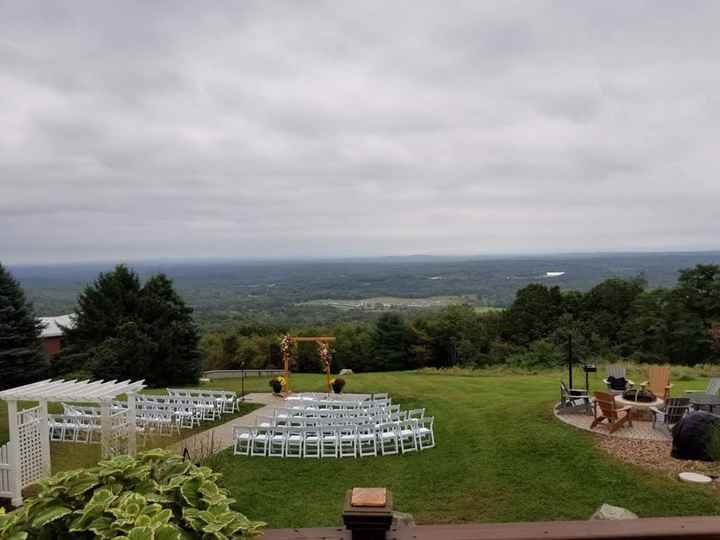 The View on our wedding day! Even cloudy it is beautiful!