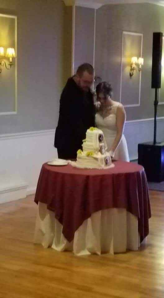 Cutting our cake!
