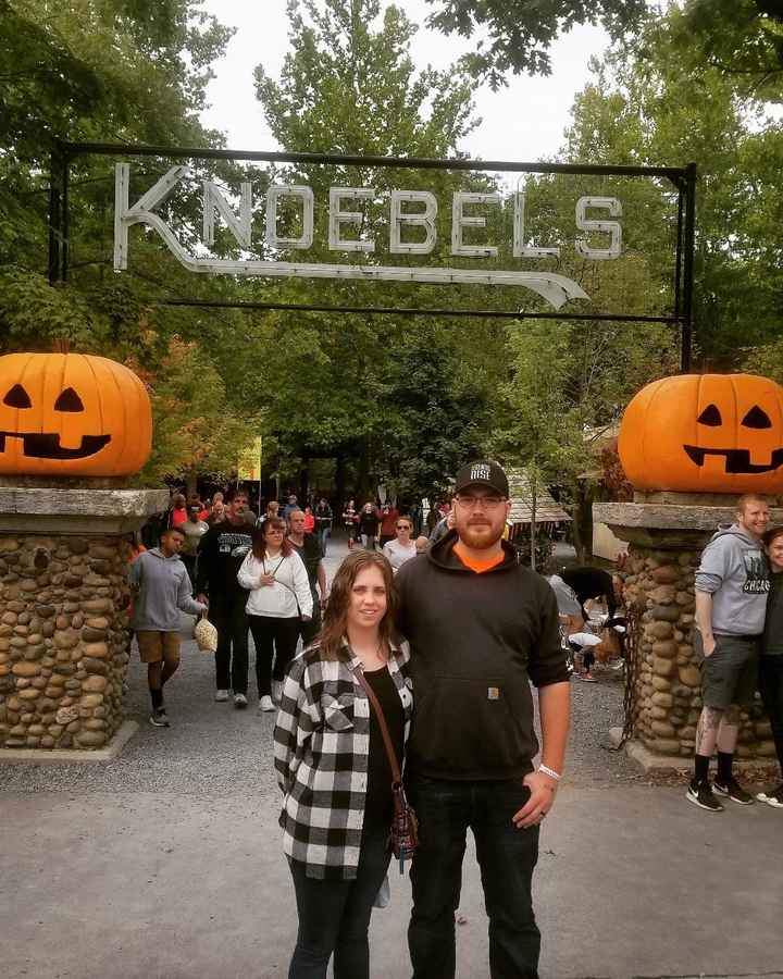 Then us enjoying a day by ourselves at Knoebels! Best weekend ever!