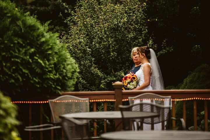 Just before we head down to the aisle! 