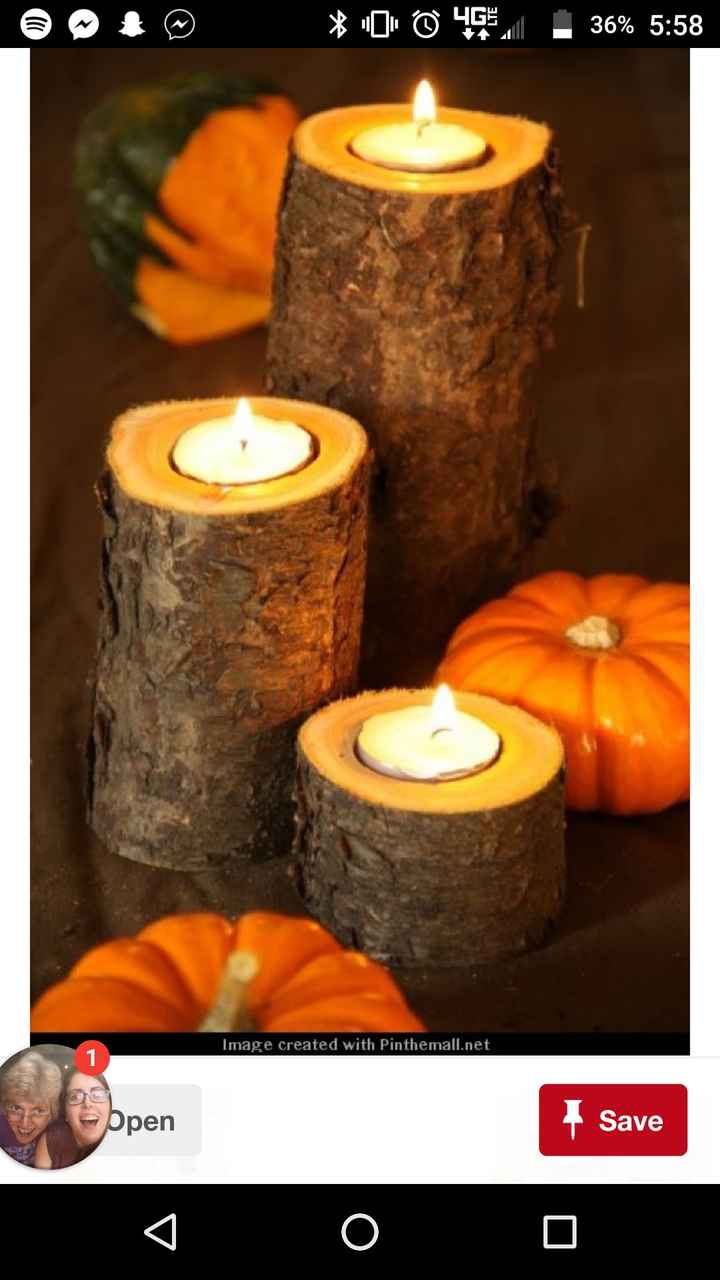 Fall centerpieces