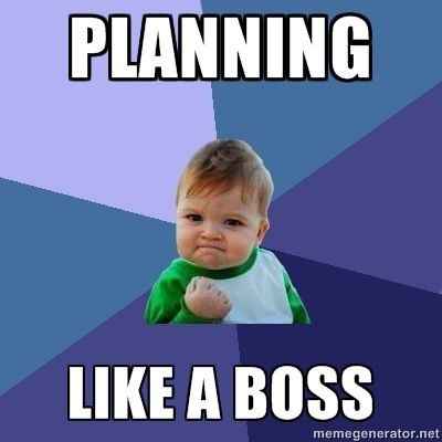So far planning is fun, exciting and pretty easy!