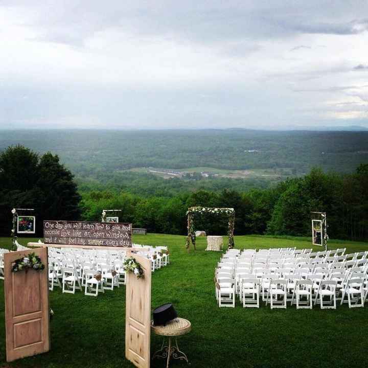 This and the first one is our veiw. They have added the brick walk since this picture. You can see i