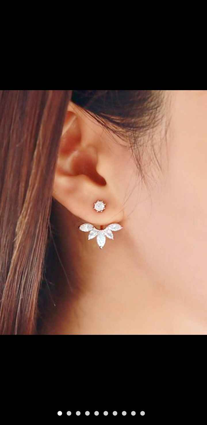 Show me your wedding earrings! - 1