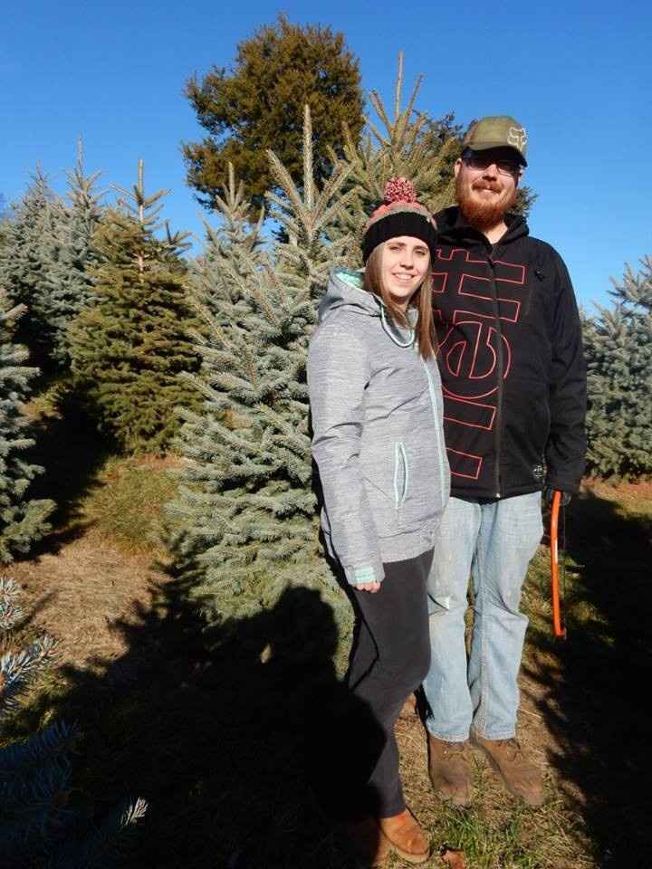Then this was us when we got our Christmas tree this year! Time really does fly when you are having 