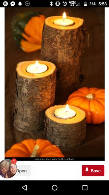 Fall centerpieces
