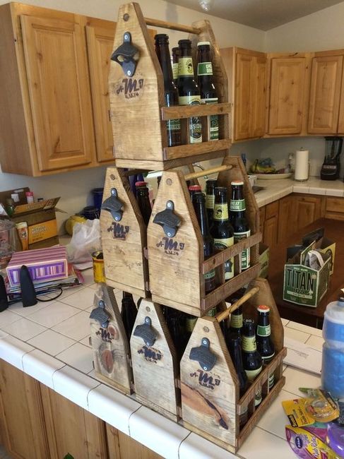 He is also going to have the bottle opener for them! And the Beer they like to drink!