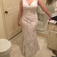 Freaking out..not liking my dress a couple weeks before the Wedding.