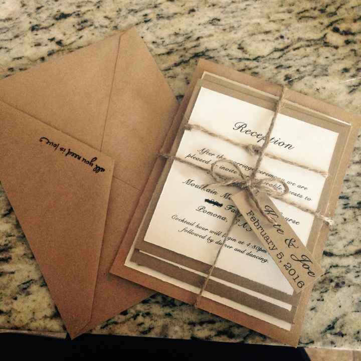 Finally finished my invitations!