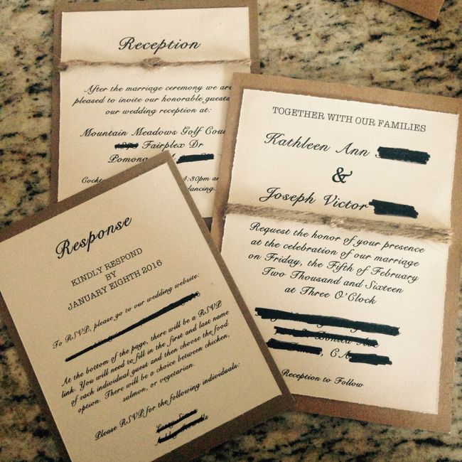 Finally finished my invitations!