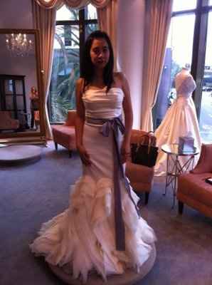 So you said yes to the dress.... now let's see it! :)