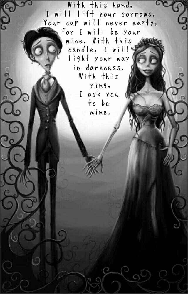 Corpse bride sale engagement rings