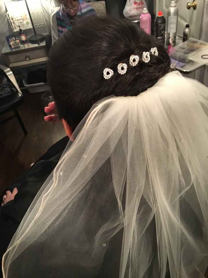 Hair and makeup trial last night - 2