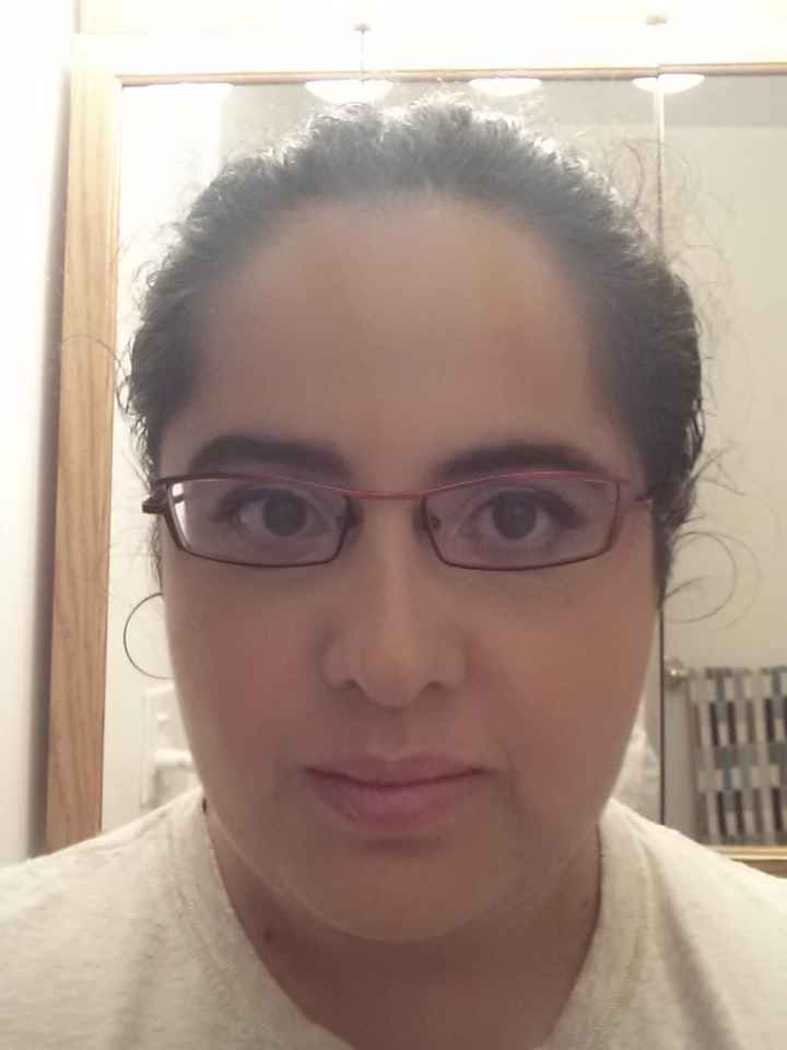 obligatory makeup trial selfies