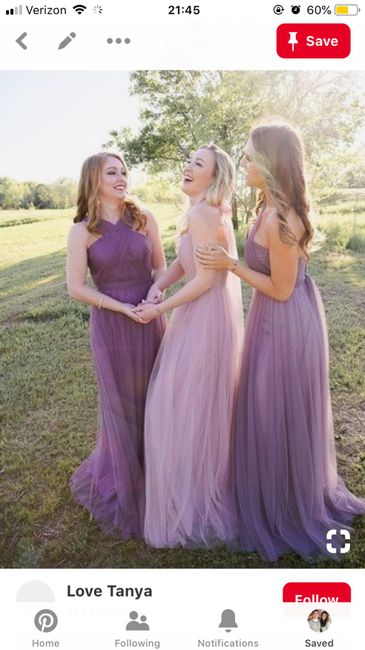 Mix and Match Bridesmaids Dresses - 1