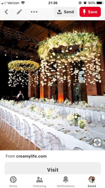 Greenery/floral Chandelier? 1