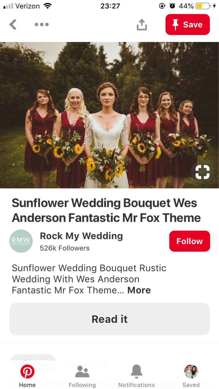 Flowers with Apple Red Bridesmaids Dresses - 3