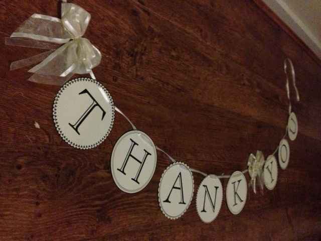 DIY 'Thank You' banner - or any banner you want!
