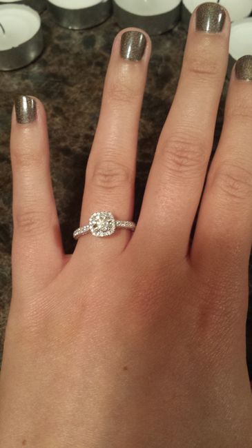 How was your engagement ring chosen?